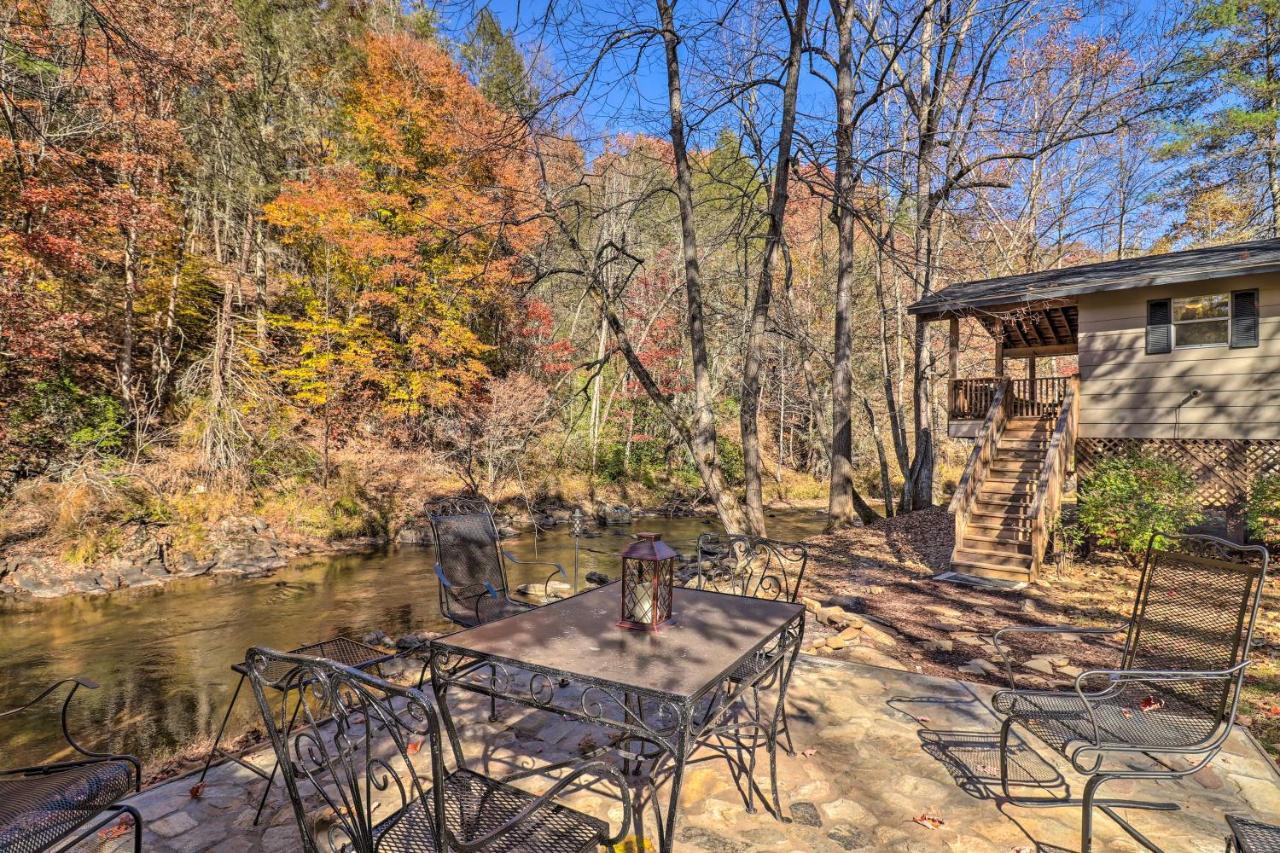 Villa Creekside Retreat With Deck, 18 Miles To Wolf Ridge Weaverville Exterior foto