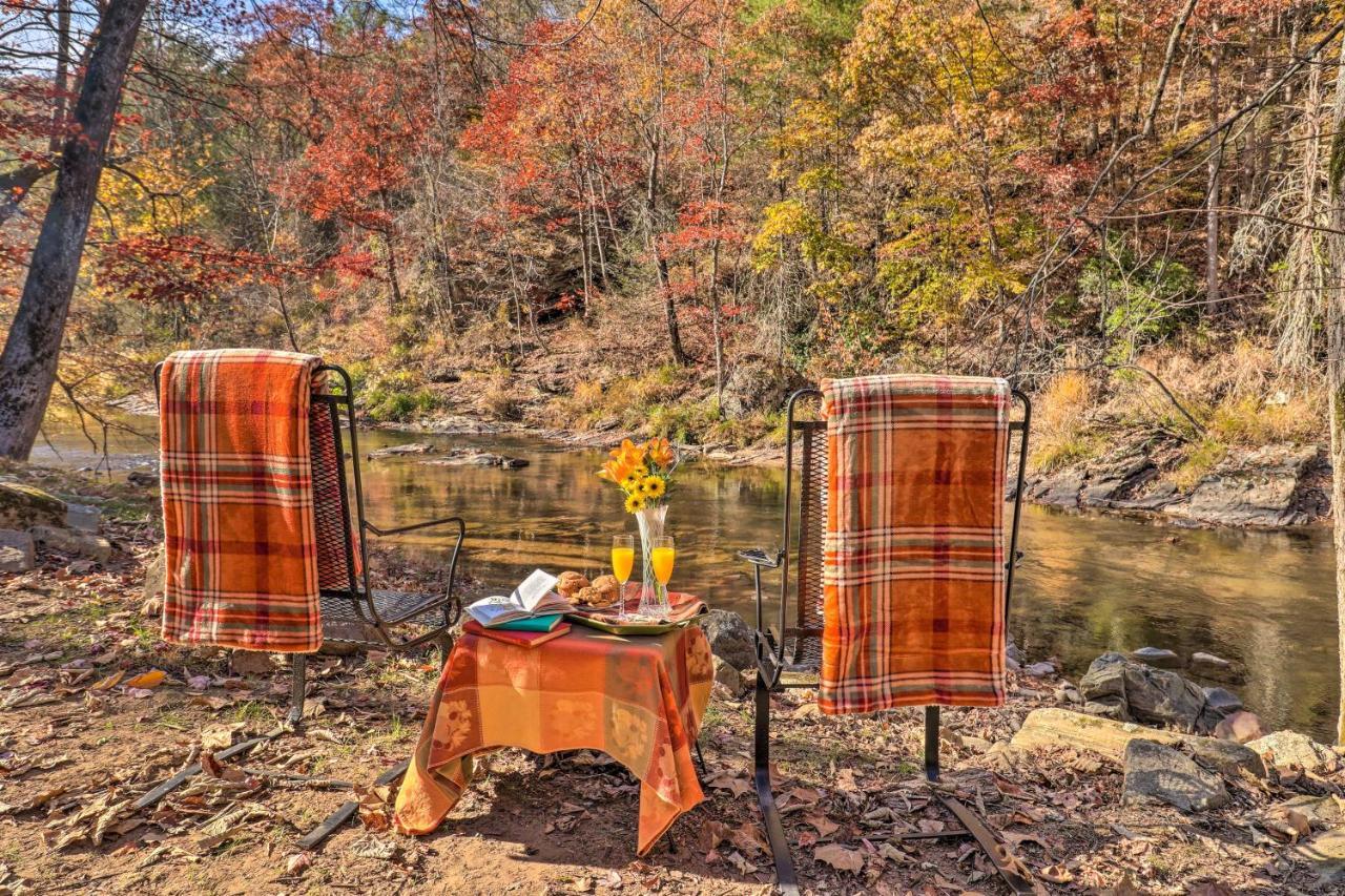 Villa Creekside Retreat With Deck, 18 Miles To Wolf Ridge Weaverville Exterior foto