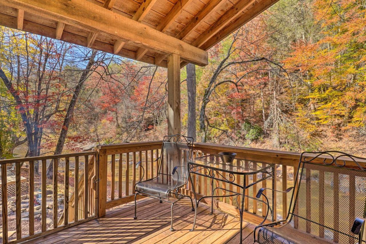 Villa Creekside Retreat With Deck, 18 Miles To Wolf Ridge Weaverville Exterior foto