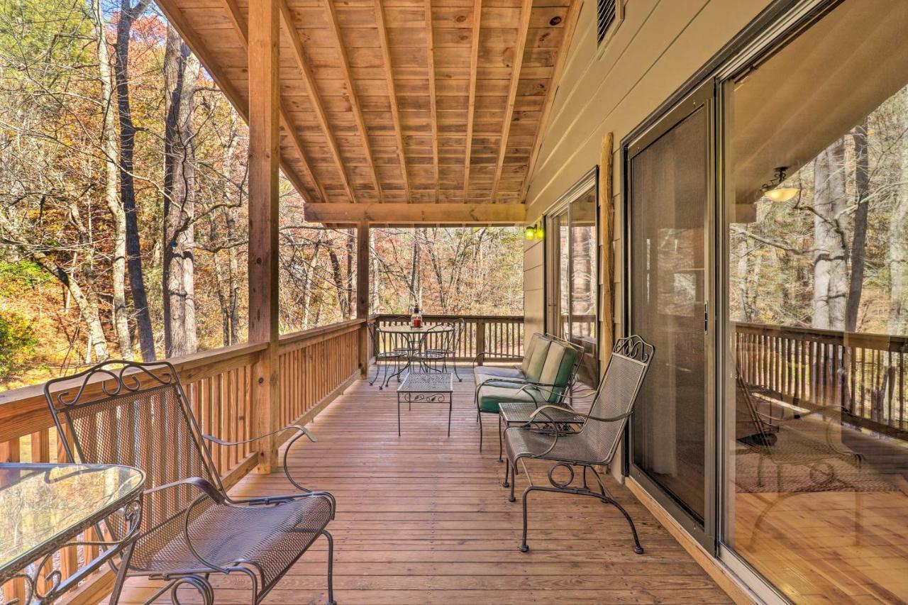 Villa Creekside Retreat With Deck, 18 Miles To Wolf Ridge Weaverville Exterior foto