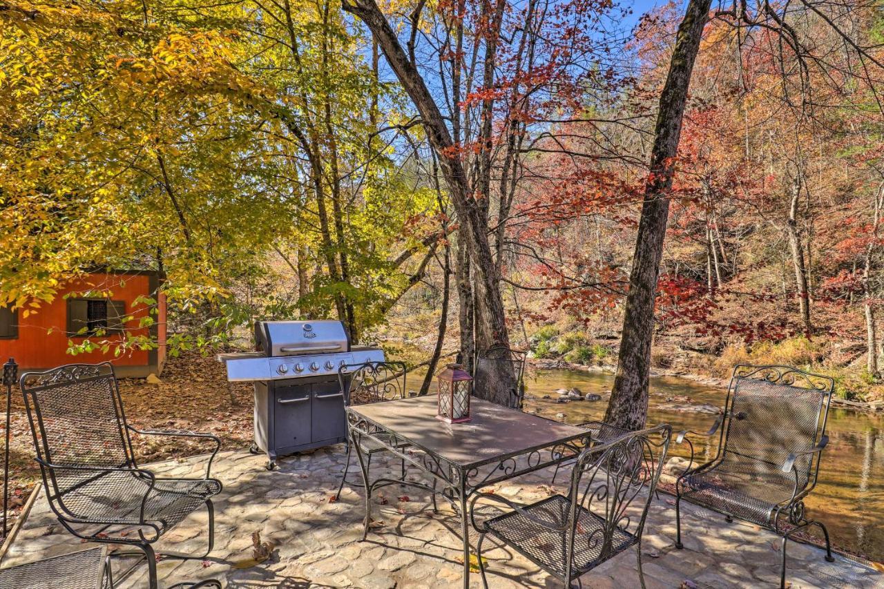 Villa Creekside Retreat With Deck, 18 Miles To Wolf Ridge Weaverville Exterior foto