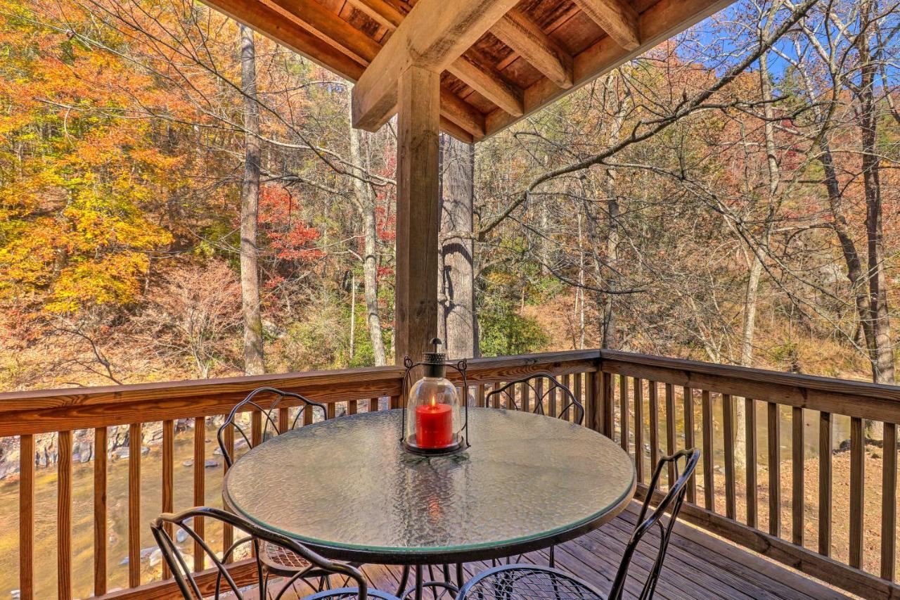 Villa Creekside Retreat With Deck, 18 Miles To Wolf Ridge Weaverville Exterior foto